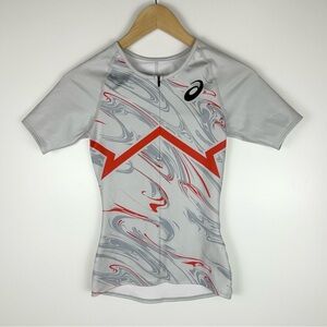 ASICS CJ-Line Half Zip Short Sleeved Top